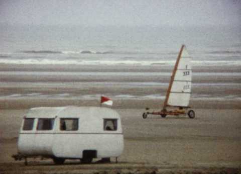 Char à voile, Fort-Mahon, Pâques 1971