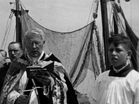 Colonie PTT, De Gaulle à Huppy, bénédiction de la mer, carnaval