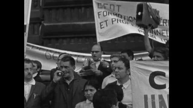 Manifestation à Roubaix, 19 juin 1970
