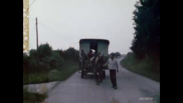 Voyage en roulotte à Cheval dans l'Orne et la Mayenne
